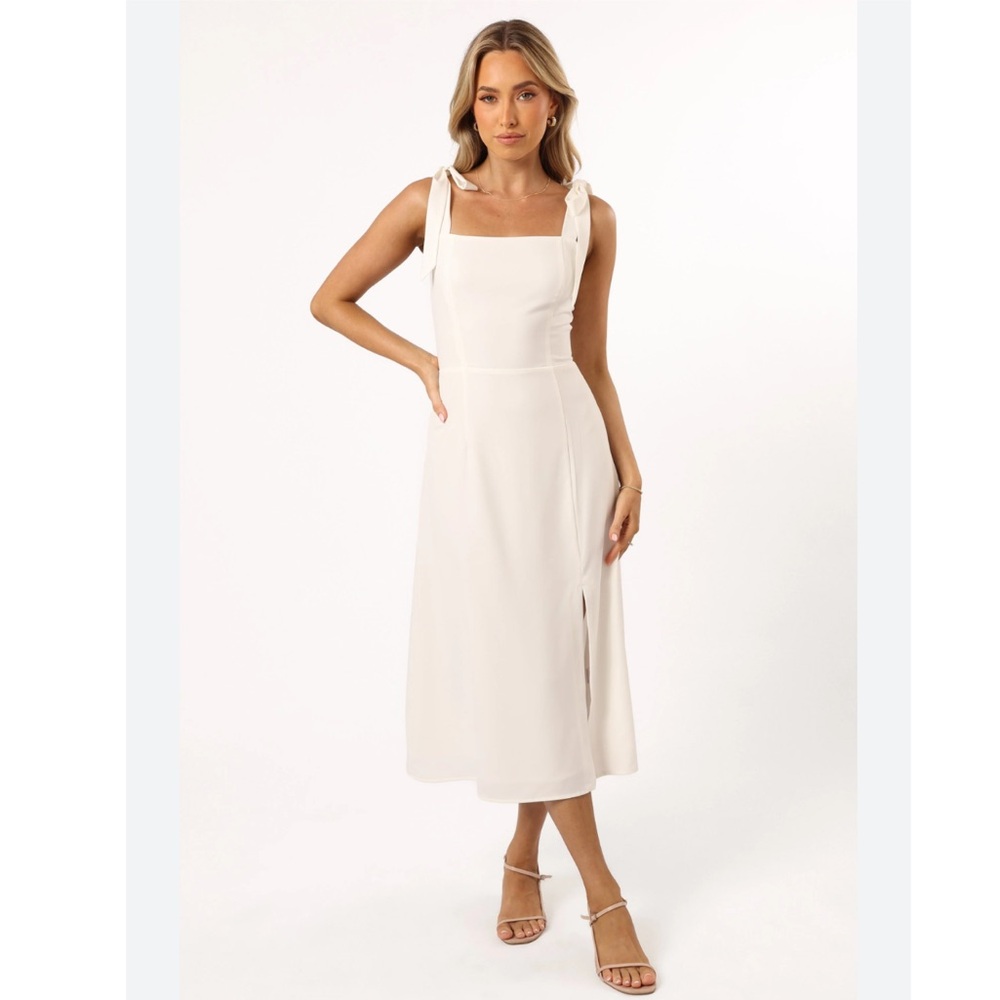 Petal & Pup Laurel A-Line White Dress New!